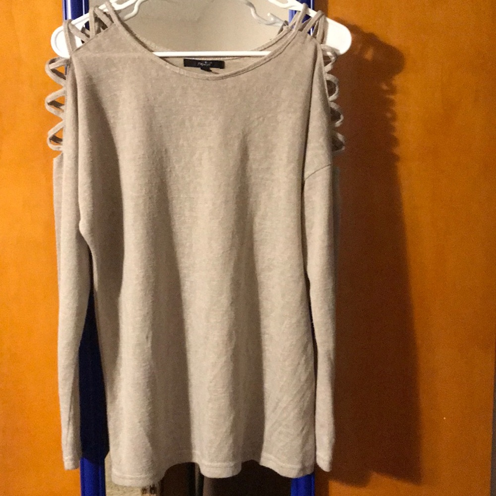 PAPAYA Nude long sleeve shirt